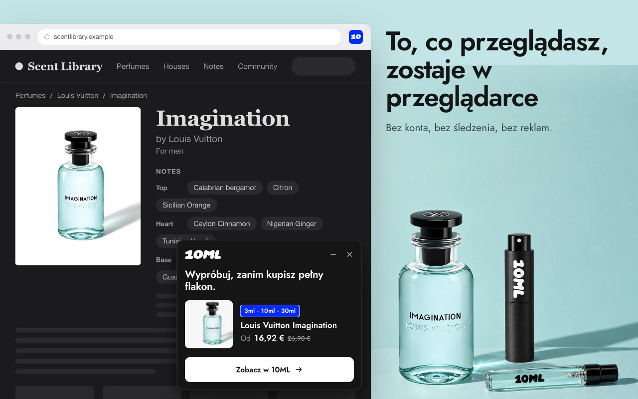 Wyszukiwanie w 10ML z paska adresu i z menu prawego przycisku myszy